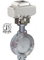 供应法兰式三偏心硬密封阀门 电动蝶阀 气动蝶阀 执行器价格 厂家 图片
